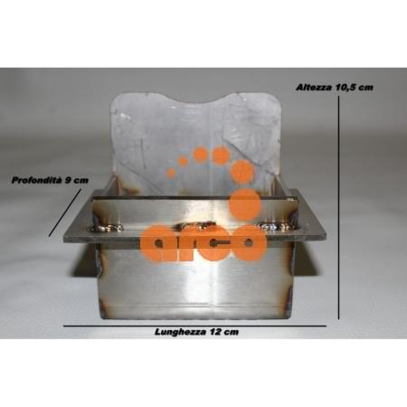 BRC024 Braciere inox piccolo laterale