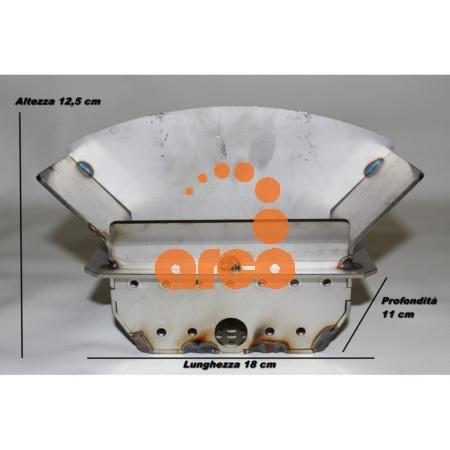 BRC025 Braciere LAMINOX in acciaio