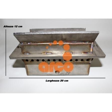 BRC004 Braciere Montegrappa in acciaio